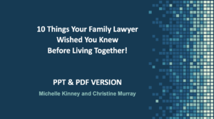 Tips from family lawyer for living together